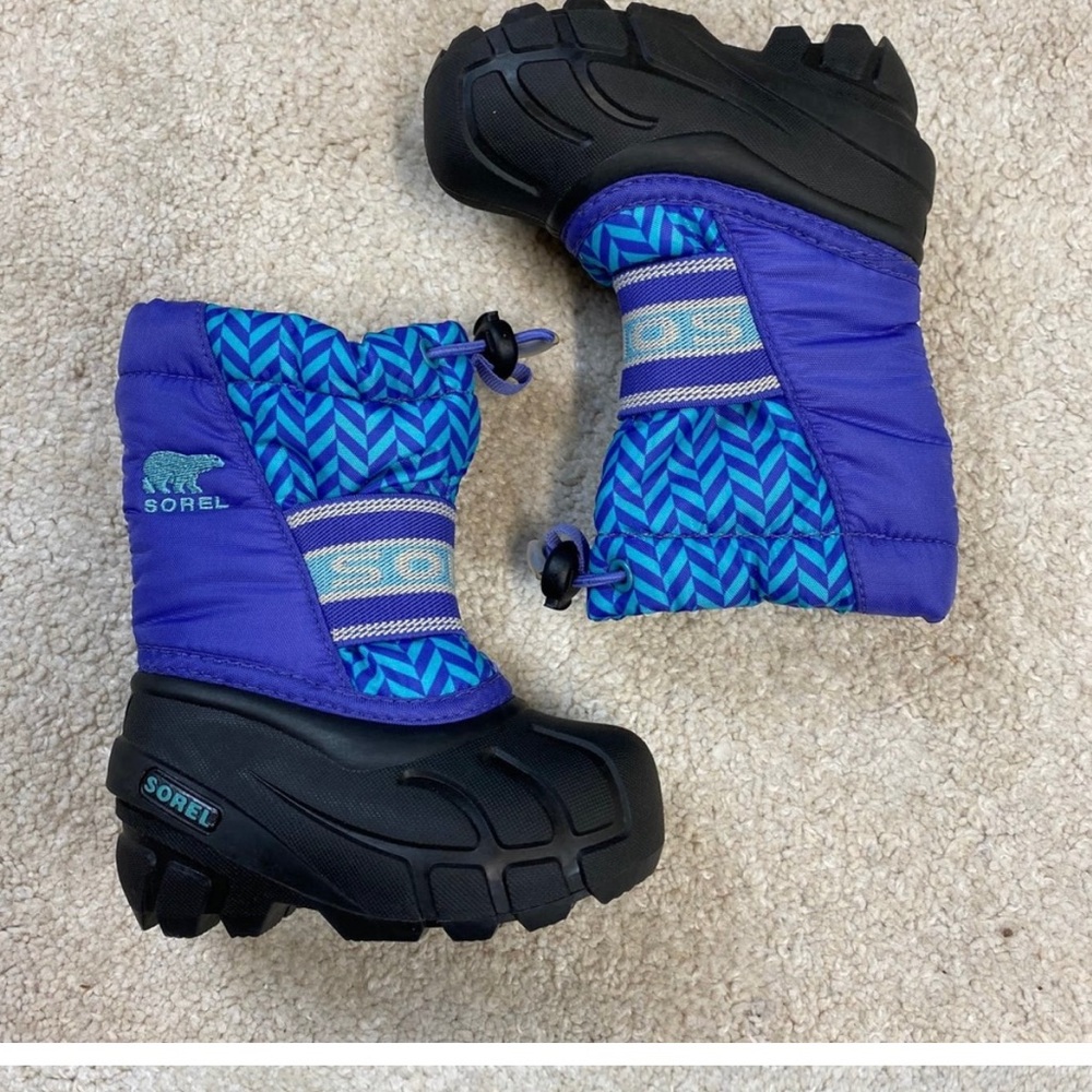 Sorel Cub Graphic Toddler Winter Snow Boot Size 5